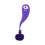cartoon halloween ghost in bottle N20