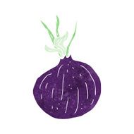 cartoon red onion N13