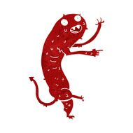 cartoon gross little monster N12
