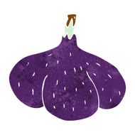 cartoon red onion N14