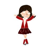 cartoon unhappy girl N19