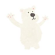 cartoon funny polar bear N7