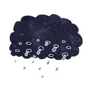 Cartoon Rain Cloud N47