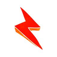 cartoon lightning bolt symbol N24