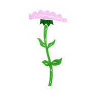 cartoon flower N419