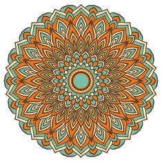 bright colored hand-drawing ornamental abstract background N2