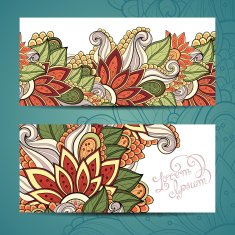 Vector Original Floral Banner N2