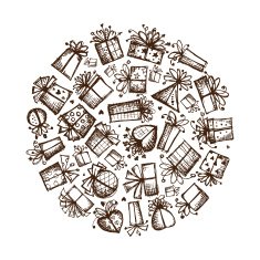 Gift boxes frame for your design