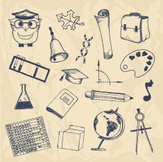 school and education set N3