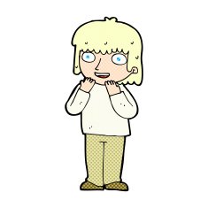 comic cartoon excited person N3