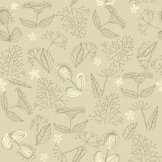 seamless retro floral background