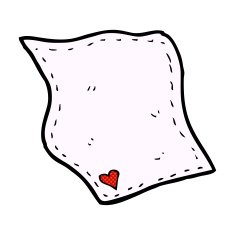 comic cartoon handkerchief N6