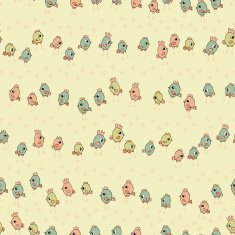 cute little chicks seamless pattern N3