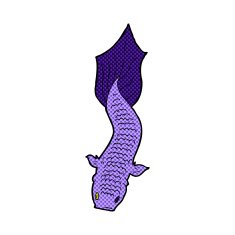 comic cartoon fish N36