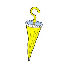 comic cartoon parasol N3