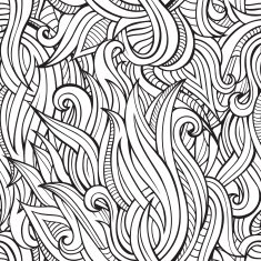Vector seamless abstract nature pattern N13