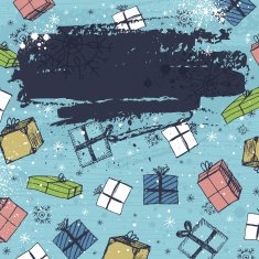 color background with christmas gifts N2