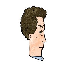 cartoon annoyed man N66