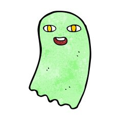 funny cartoon ghost N74