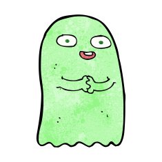 funny cartoon ghost N77