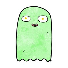 funny cartoon ghost N79