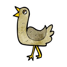 Cartoon Bird N312