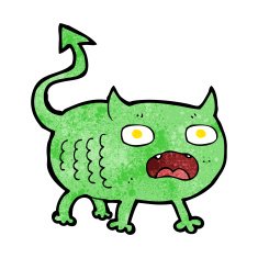 cartoon little imp N31