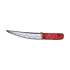 Cartoon Kitchen Knife N22