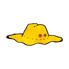 cartoon old australian hat N9