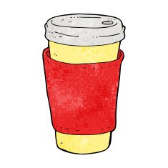 Cartoon Coffee Cup N44