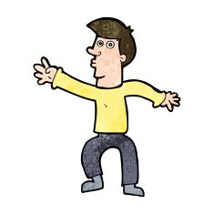 cartoon reaching man N8