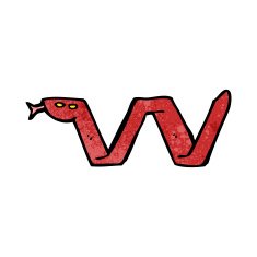 cartoon snake symbol N7