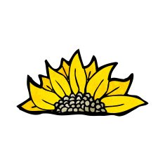 cartoon flower N364