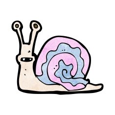Cartoon Snail N93