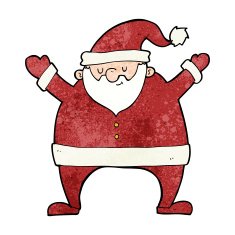 Cartoon Santa Claus N304