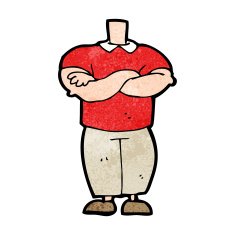 cartoon body (mix and match cartoons or add photo faces) N26