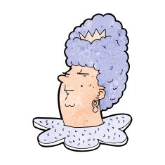 cartoon queen head N8