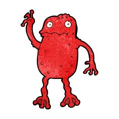 cartoon poisonous frog N10