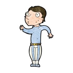 cartoon man in loud clothes N9