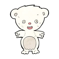Cartoon Polar Bear N69
