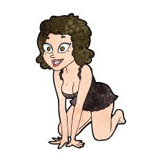 cartoon funny sexy woman N9