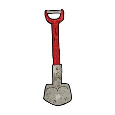 Cartoon Shovel N24