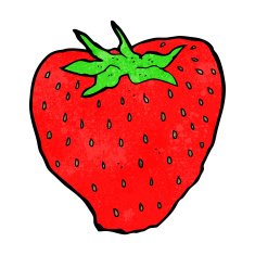 Cartoon Strawberry N59