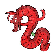 saxon dragon cartoon N8