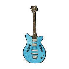Cartoon Electric Guitar N9