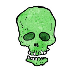 Cartoon Skull N63