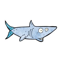 Cartoon Happy Shark N17
