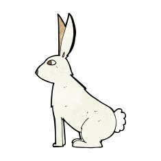 Cartoon Rabbit N122
