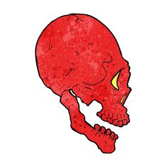 red skull illustration N4