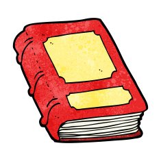 cartoon old book N16